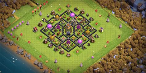 town hall 8 base coc|th8 coc base layout.